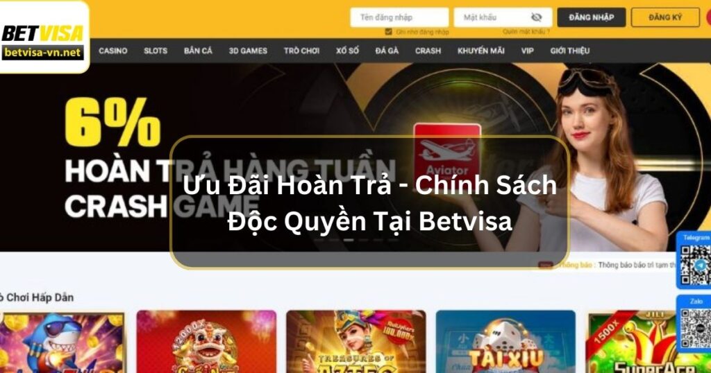 Ưu Đãi Hoàn Trả - Chính Sách Độc Quyền Tại Betvisa 3 Ưu Đãi Hoàn Trả - Chính Sách Độc Quyền Tại Betvisa